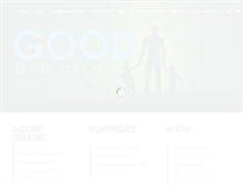 Tablet Screenshot of gooddadproject.com